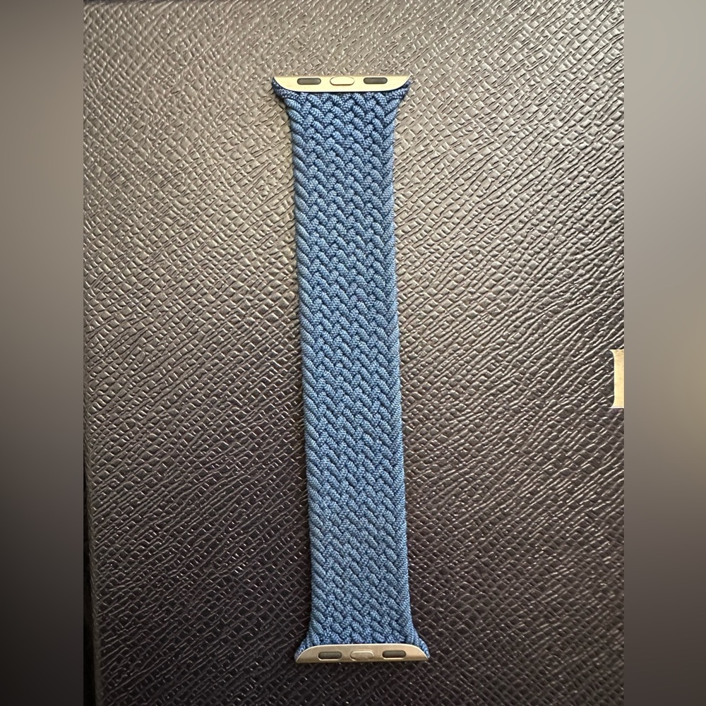Apple Watch Braided Solo Blue band unisex